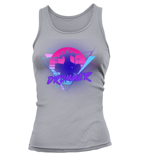 Drummer Drum Set 90S 80S Vintage Tank top Woman