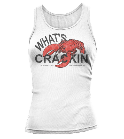 Whats Crackin Lobster Outer Banks OBX Vintage Tank top Woman