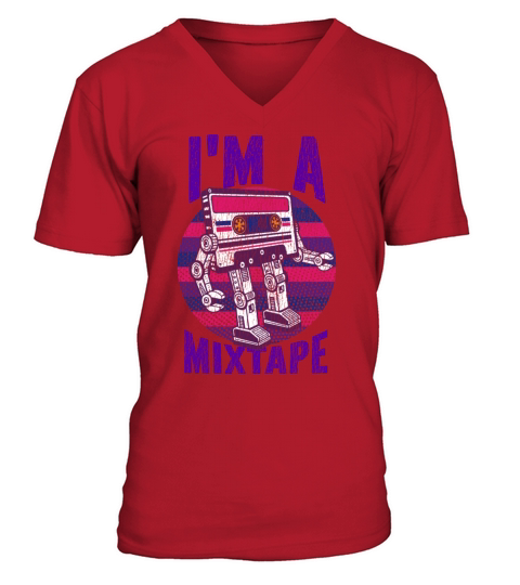 Bisexual Bi Pride Flag Tape V-Neck T-shirt