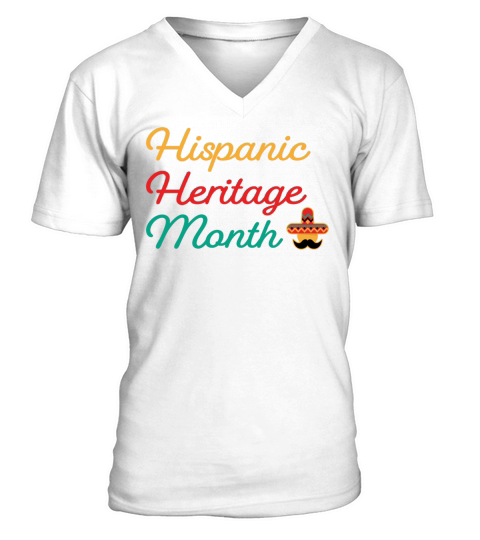 Hispanic Heritage Month V-Neck T-shirt