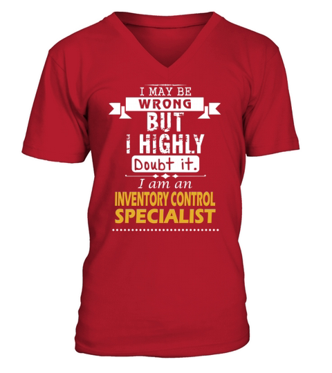 INVENTORY CONTROL SPECIALIST Dout It V-Neck T-shirt