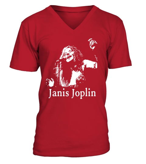 Janis Lyn Joplin V-Neck T-shirt
