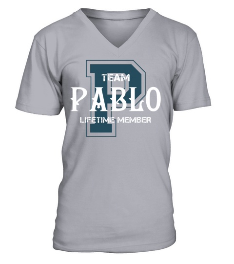 PABLO Shirts - Team PABLO Lifetime Member Name Shirts V-Neck T-shirt