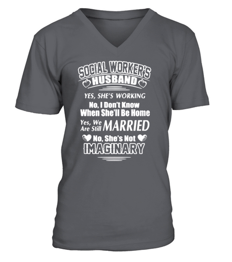 Social Workers Husband T-Shirt V-Neck T-shirt