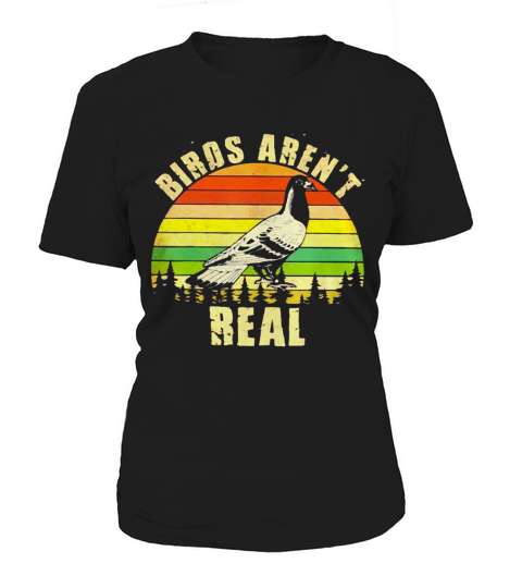 Birds aren’t Real vintage sunset shirt Women's T-Shirt