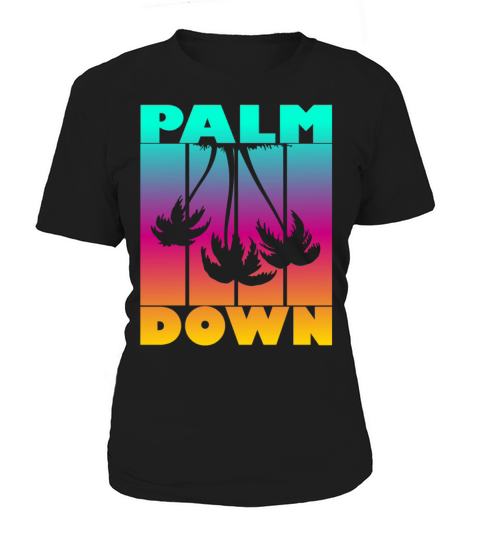 palm down vintage sunset Women's T-Shirt