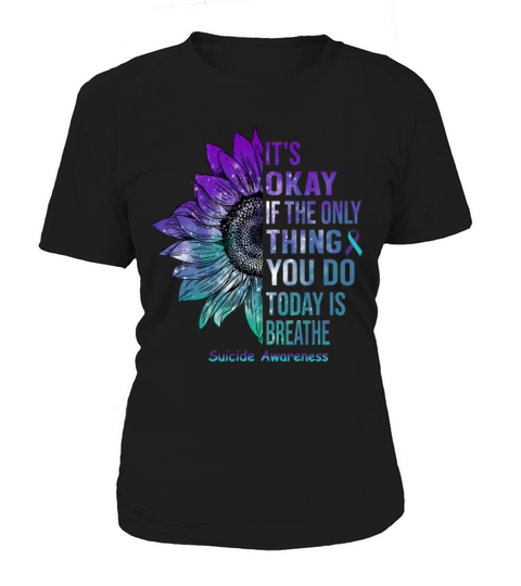 Suicide Awareness Shirt Sunflower Gift For Him her Women's T-Shirt