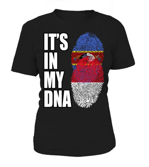 Swazi And Indonesian Vintage Heritage DNA Flag Women's T-Shirt
