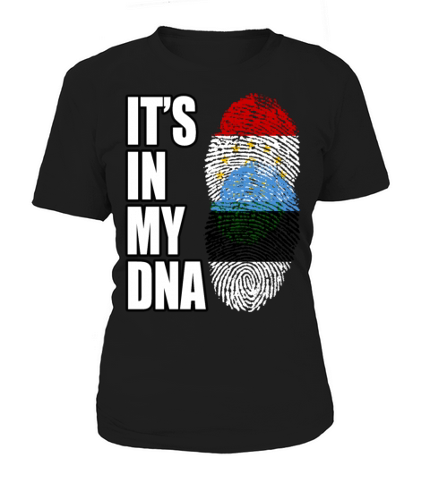 Tajikistani And Estonian Vintage Heritage DNA Flag Women's T-Shirt