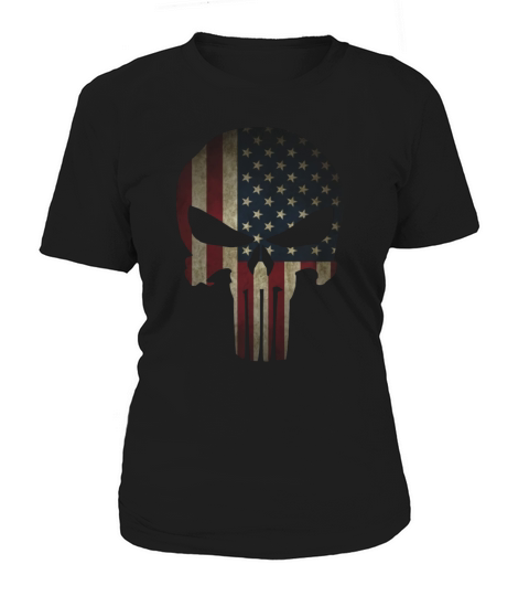 USA Patriot Punisher T-Shirt Women's T-Shirt