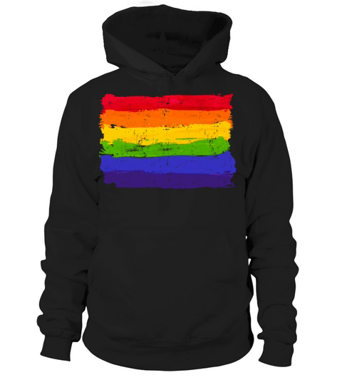 Rainbow Flag LGBTQ Month Acceptance Supporter Hoodie Unisex