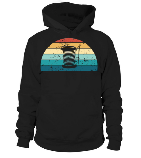 Retro Quilting Sunset Vintage sewing Sunrise Hoodie Unisex
