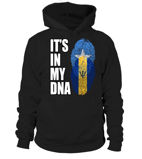 Somali And Barbadian Vintage Heritage DNA Flag Hoodie Unisex