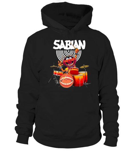 The Muppet Show Animal Playing Drum Sabian Shirtc Hoodie Unisex