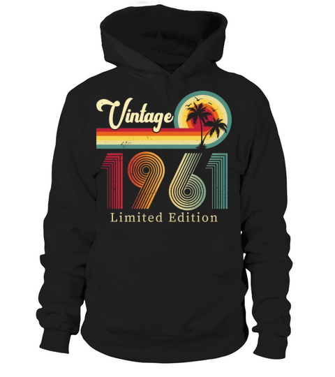 vintage limited edition 1961 Hoodie Unisex