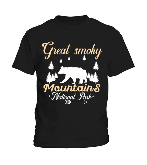 Great Smoky Mountains National Mountain Camping Be Kids T-Shirt