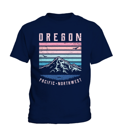 Oregon Retro Portland Northwest Vintage Kids T-Shirt
