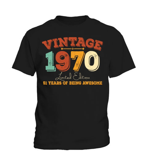 Vintage 1970 Kids T-Shirt