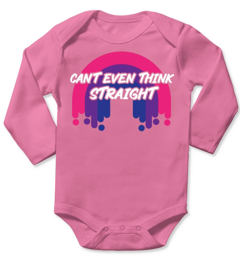 Bisexual Bi Pride Flag Rainbow Long Sleeve Baby One-Piece