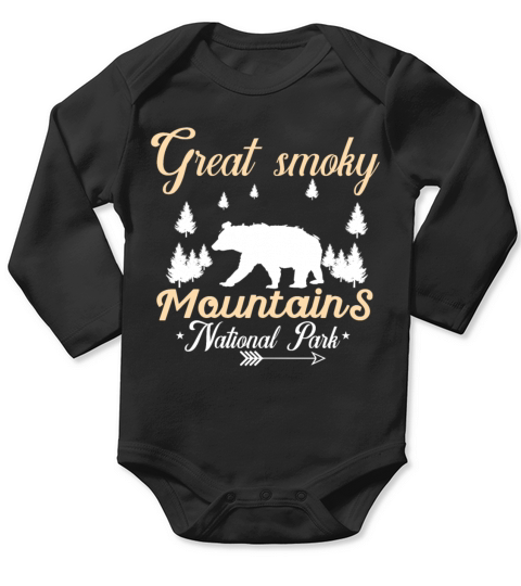 Great Smoky Mountains National Mountain Camping Be Long Sleeve Baby One-Piece