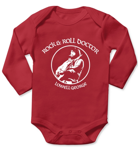 Lowell George Fan Long Sleeve Baby One-Piece