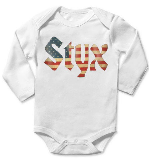 Mens Styx Logo Long Sleeve Baby One-Piece