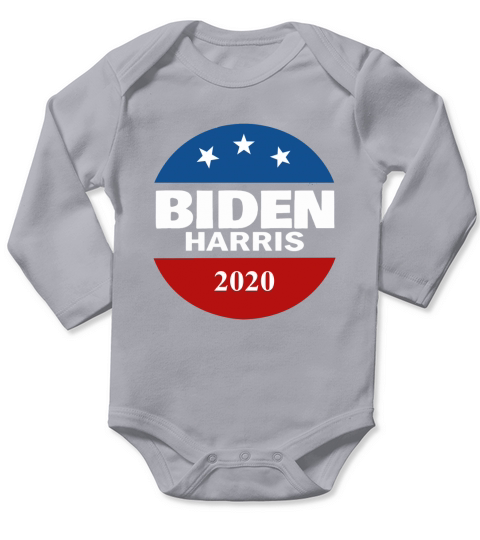 Ridin With Biden Shirt, Vote Joe Biden Flag T-Shirt Long Sleeve Baby One-Piece