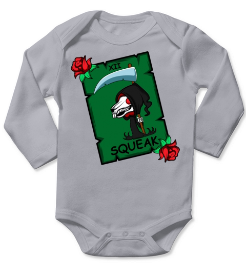 Tarrot Squeak Rat-catcher Gift Long Sleeve Baby One-Piece