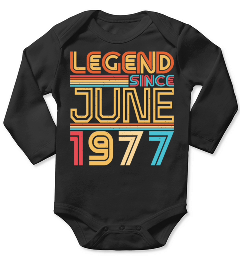Year Of Construction June 1977 Long Sleeve Baby One-Piece