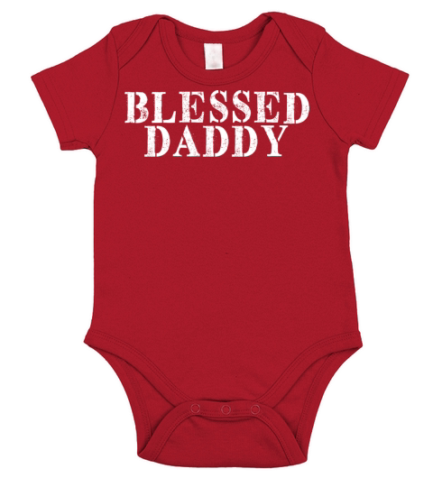 Best Friend Funny - Blessed Daddy Short Sleeve Baby One-Piece