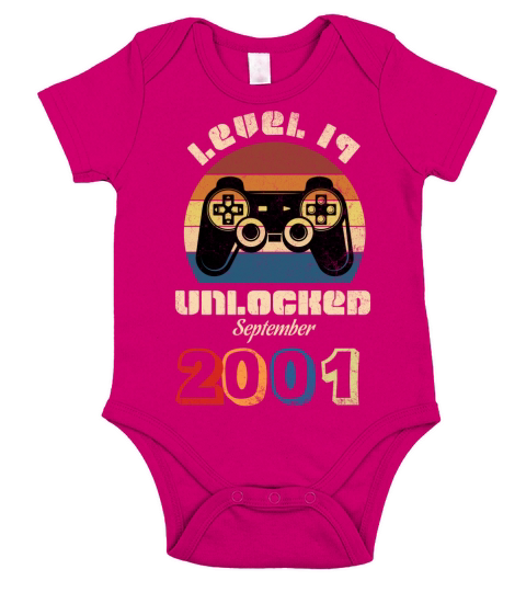 I was born in 2001 my LEVEL 19 is unlocked from now on in September of 2020 Short Sleeve Baby One-Piece