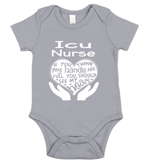 Icu Nurse FFull Hand Short Sleeve Baby One-Piece
