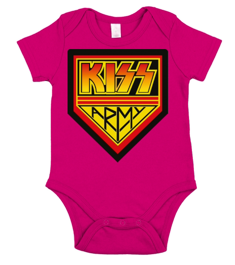 KISS Army Short Sleeve Baby One-Piece