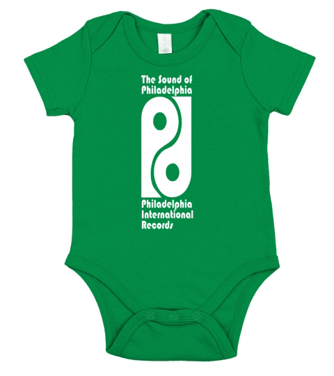 Philadelphia International Records - Vintage Sport T-Shirt Short Sleeve Baby One-Piece