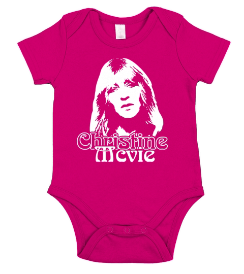Retro Graphic Christine Mcvie Art Short Sleeve Baby One-Piece