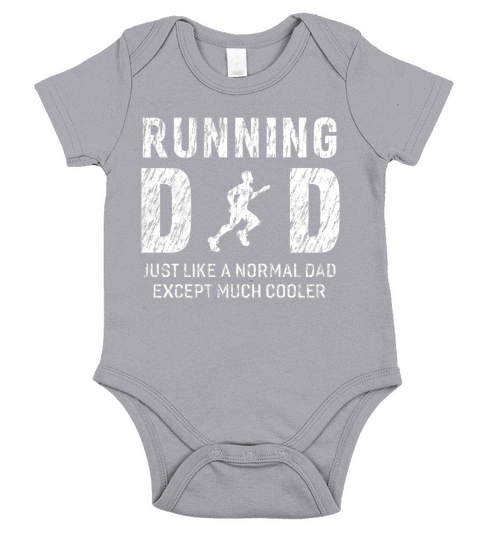 Running Dad Gifts For Father Runner Men T-shirt Short Sleeve Baby One-Piece