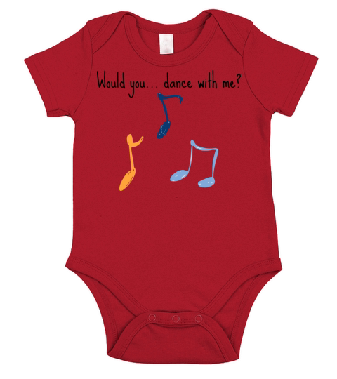 would you dance with me Short Sleeve Baby One-Piece