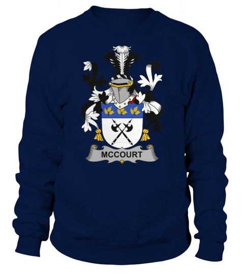 McCourt Family Crest Irish Family Crests II Sweatshirt Unisex