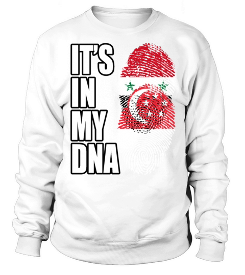 Syrian And Singaporean Leonean Vintage Heritage DN Sweatshirt Unisex