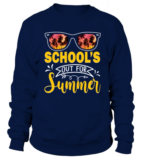 Vintage Last Day Of School Out For Summer Teacher Sweatshirt Unisex