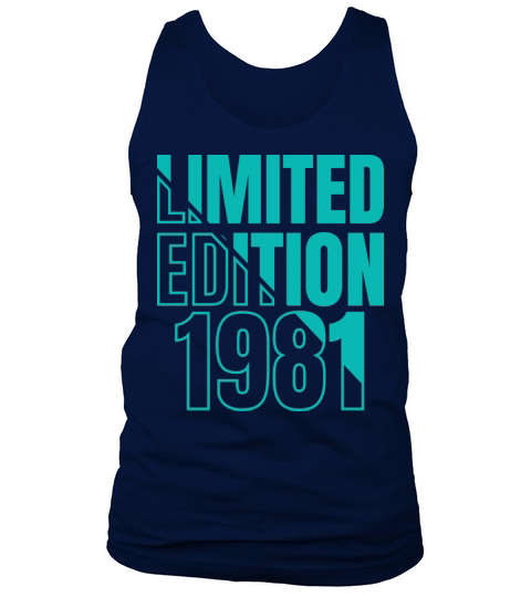 1981 Limited Edition 41th Birthday Tank Top Unisex