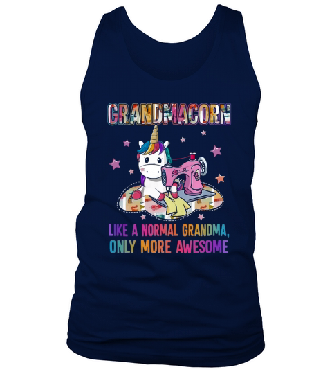 Grandmacorn like a normal grandma only more awesome shirt Tank Top Unisex