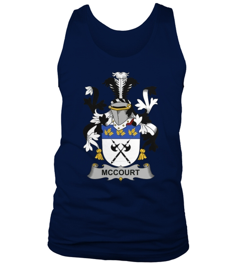 McCourt Family Crest Irish Family Crests II Tank Top Unisex