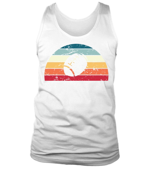 Retro Rugby Sunset Vintage sports Sunrise Tank Top Unisex