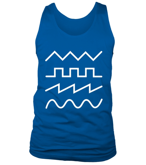 Synth Analog Audio Waveform Synthesizer Nerd T-Shirt Tank Top Unisex