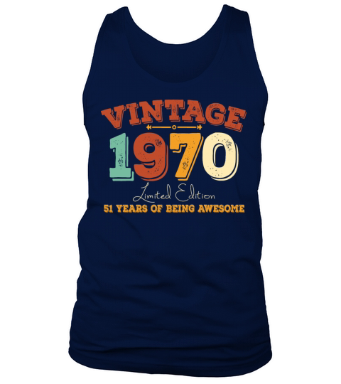 Vintage 1970 Tank Top Unisex