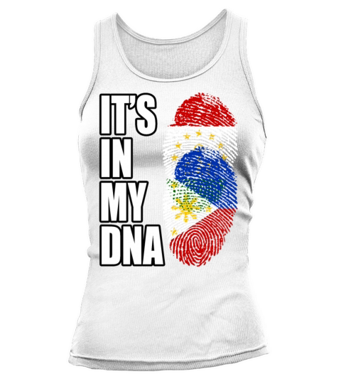 Tajikistani And Filipino Vintage Heritage DNA Flag Tank top Woman