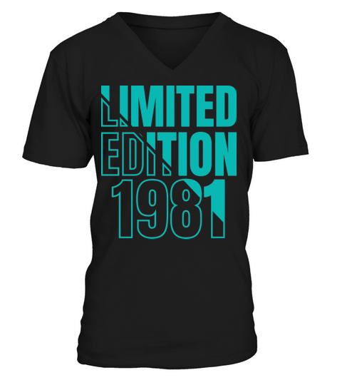 1981 Limited Edition 41th Birthday V-Neck T-shirt