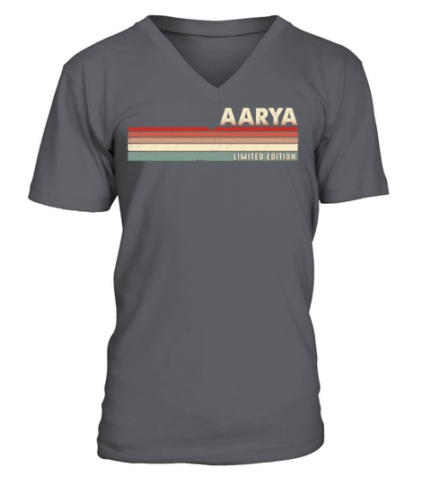 Aarya - Funny Retro Vintage Name 80s 90s V-Neck T-shirt