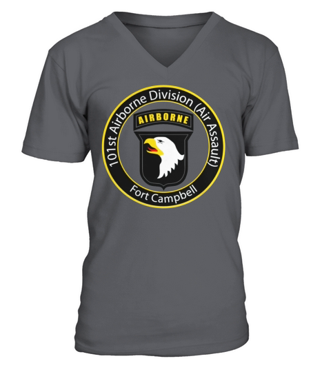 TOP SELLING - 101ST AIRBORNE (AIR ASSAULT) FT CAMPBELL T-SHIRTS - MENS PREMIUM T-SHIRT V-Neck T-shirt